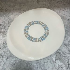 Midcentury Vintage MCM Canonsburg Large Atomic Starburst Platter Tray